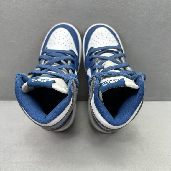 Nike Air Jordan 1 Retro High OG (TD) Size 9C Shoes 'True Blue' Athletic Sneakers - Picture 6 of 8